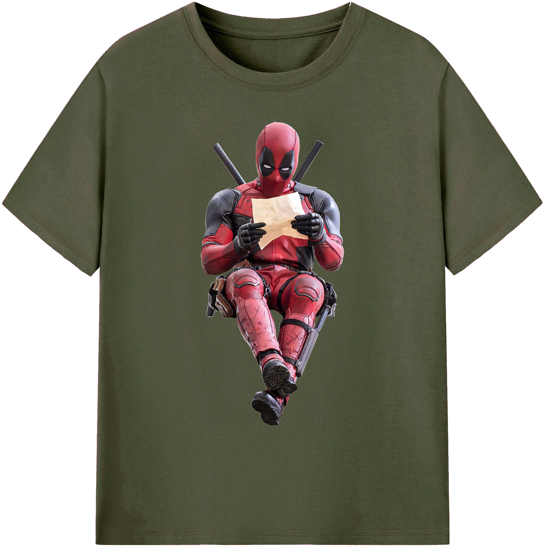 （画像用） Deadpool デッドプール 綿100％ メンズ半袖Tシャツ｜肌触りやわらか＆通気性